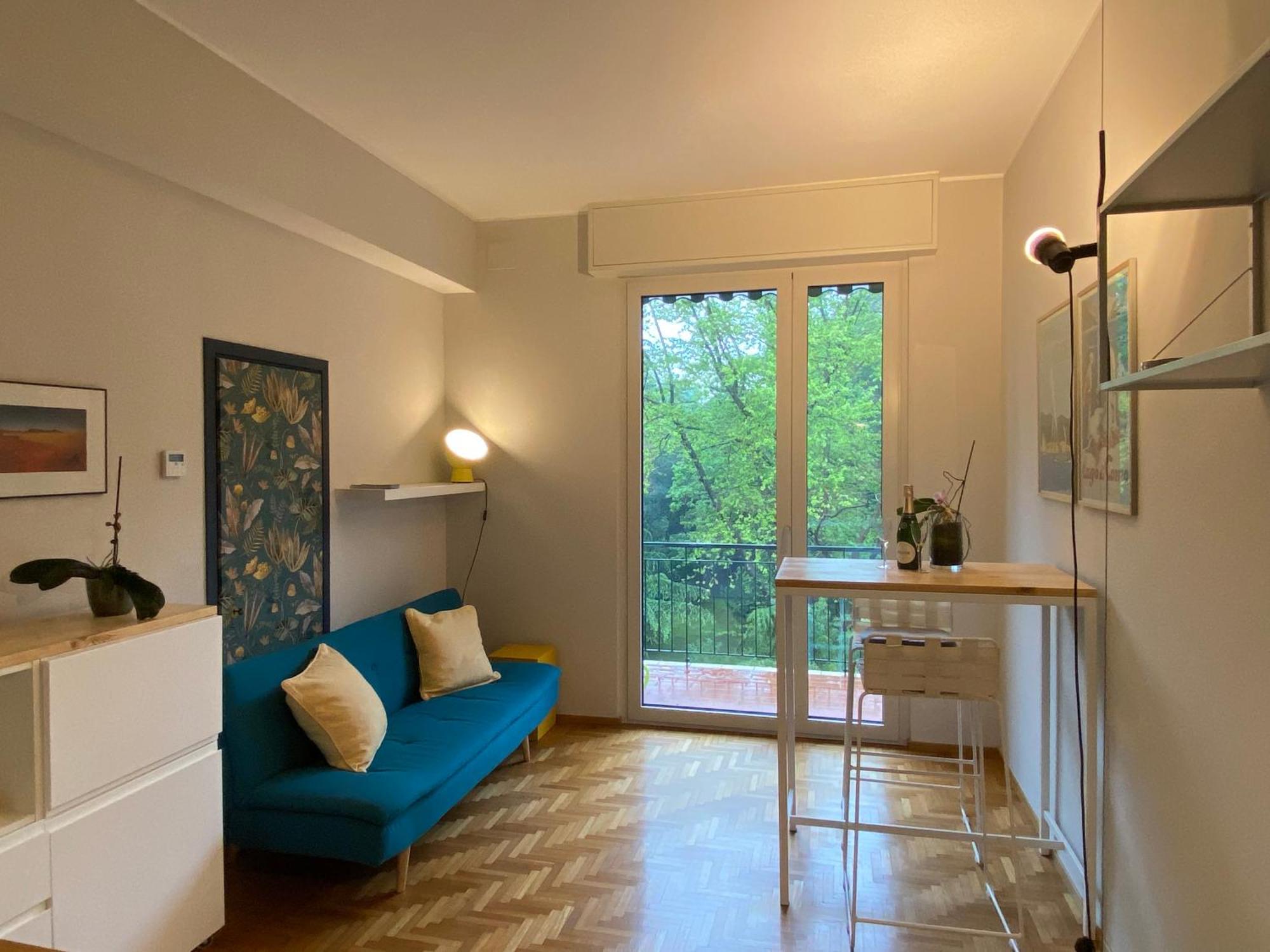 Apartmán Cosy In The Park Como Exteriér fotografie