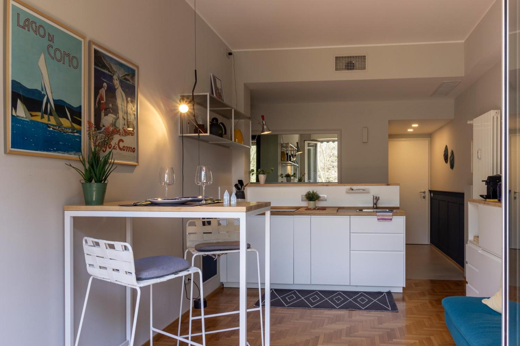 Apartmán Cosy In The Park Como Exteriér fotografie